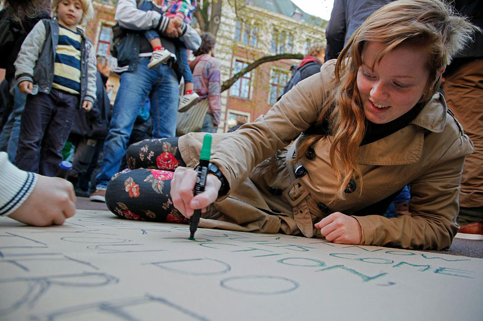 Occupy Amsterdam, The Netherlands