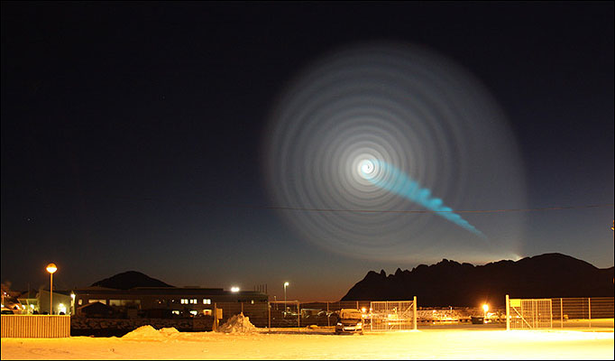 El fenómeno en el cielo sobre Noruega