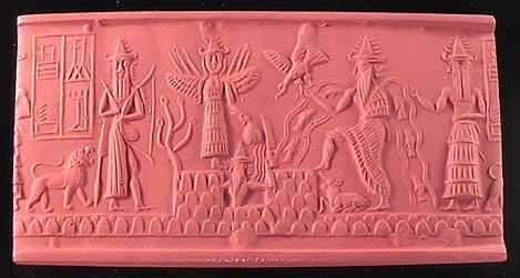 The Biblical flood is also described in Sumerian legends