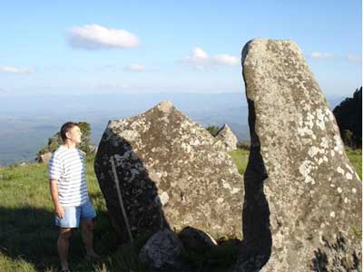 Founder of Adam's Calendar, Johan Heine, examines the leading monolith
