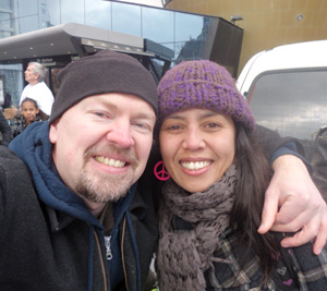 Kees (GalacticChannelings.com) knuffelt ook even met Daphne