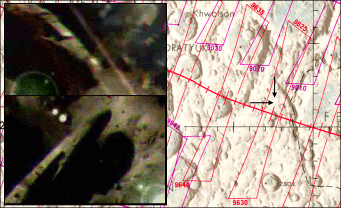 Alien Space Ship on the Moon