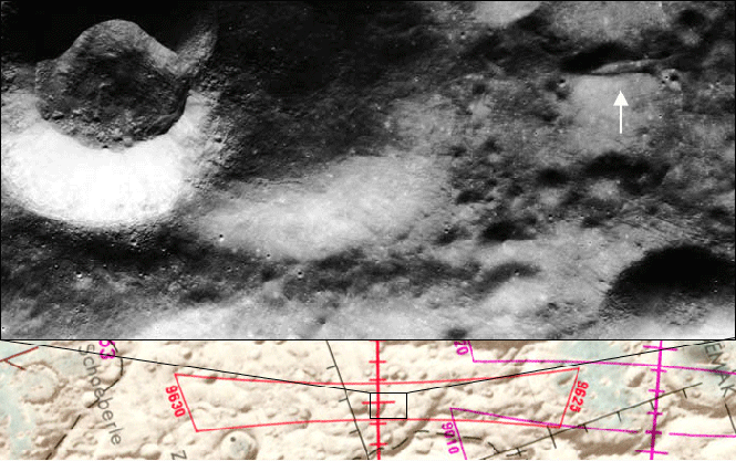 Alien Space Ship on the Moon