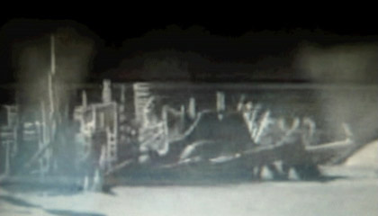 Alien Space Ship on the Moon